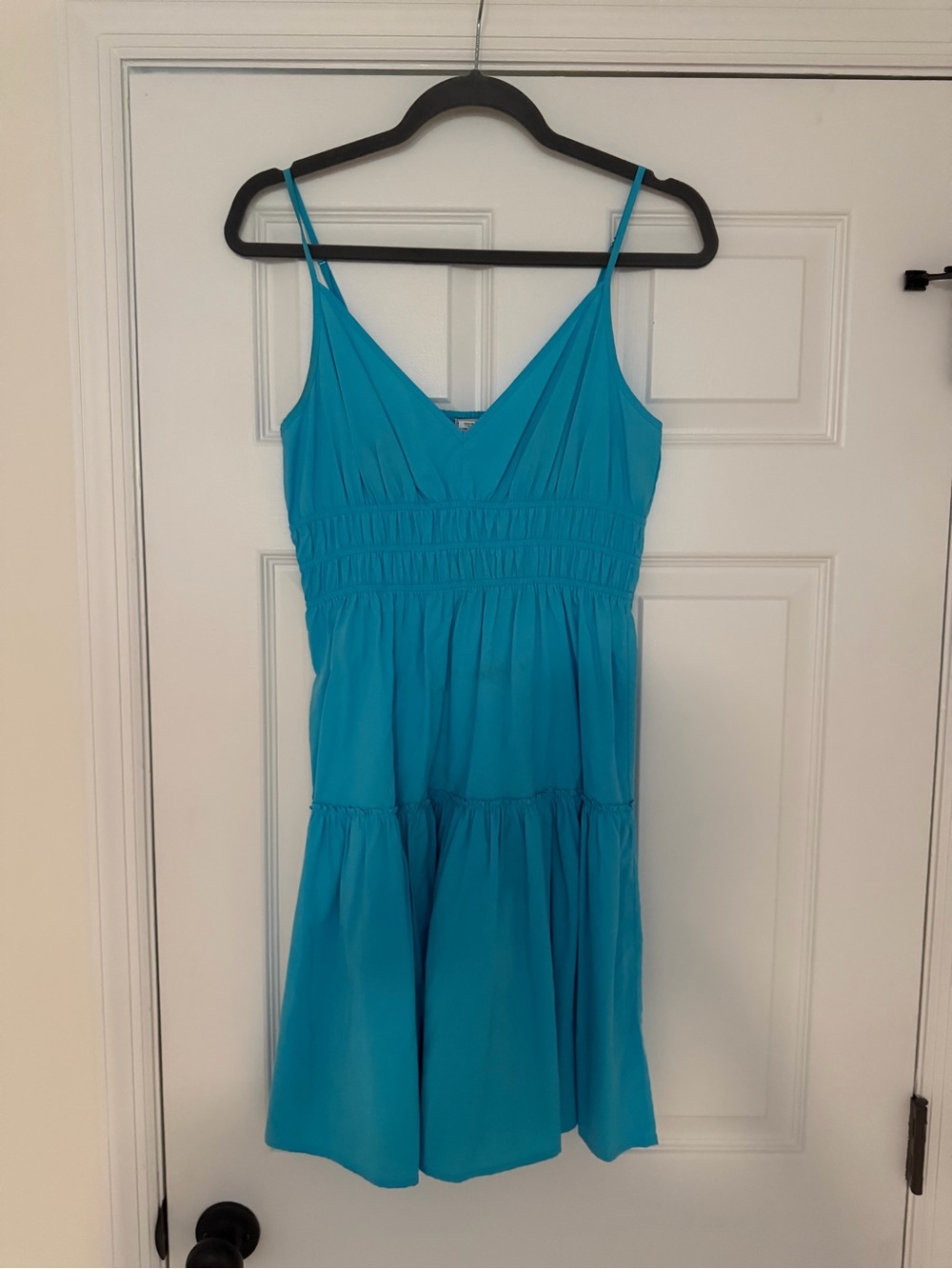 Rails Turquoise Spaghetti Strap V-Neck Summer Dress